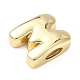 Brass Initial Beads(KK-B167-27G-01M)-2