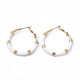 PVD Vacuum Plating 201 Stainless Steel Hoop Earrings for Women(EJEW-B016-33A)-1