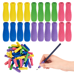 50Pcs 5 Colors Vase Shape EVA Foam Pencil Grips, Mixed Color, 3.8x1.2cm, Inner Diameter: 0.65~0.7cm, 10pcs/color(FIND-GA0003-43)