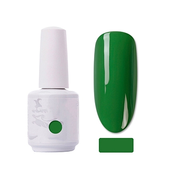 15ml Special Nail Gel, for Nail Art Stamping Print, Varnish Manicure Starter Kit, Green, Bottle: 34x80mm