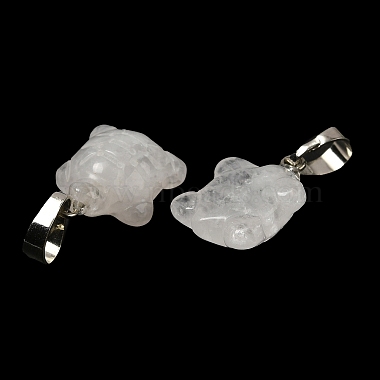 Natural Quartz Crystal Pendants(G-F758-A04-P)-2