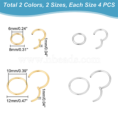 16Pcs 4 Styles 304 Stainless Steel Twister Clasps(STAS-UN0040-53)-3