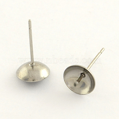 Stainless Steel Color Stainless Steel Stud Earrings