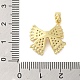 Brass Micro Pave Cubic Zirconia Pendants(KK-E105-01G-01)-3