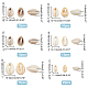 6 Styles Natural Mixed Cowrie Shell Beads(BSHE-HY0001-01)-2