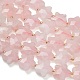 naturel a augment&eacute; perles de quartz brins(G-L657-A06-01)-4