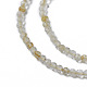 Natural Gold Rutilated Quartz Beads Strands(G-F596-25B-3mm)-3