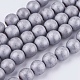 Electroplate Non-magnetic Synthetic Hematite Beads Strands(G-M007-25A)-1
