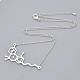 Unisex Alloy Pendant Necklaces(NJEW-T010-01S-NF)-1