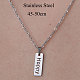 201 Stainless Steel Word Happy Pendant Necklace(NJEW-OY001-38)-3