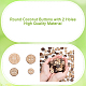 240Pcs 4 Styles 2-Hole Flat Round Coconut Buttons(BUTT-CA0001-10)-5