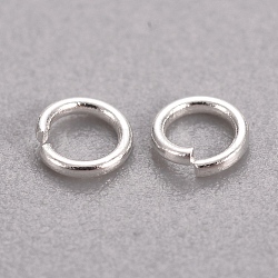 304 Stainless Steel Jump Rings, Open Jump Rings, Silver Color Plated, 3.5x0.6mm, , Inner Diameter: 2.3mm(STAS-E147-37S-3.5mm)