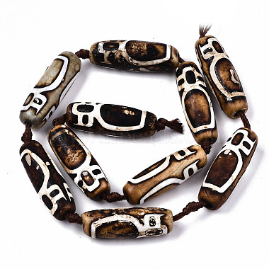 Tibetan Style dZi Beads(G-S359-255D)-2