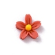 Flower Opaque Resin Cabochons(FIND-WH0034-98E)-1