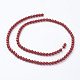 Dyed Round Natural Coral Beads Strands(X-CORA-D029-4mm-1)-2