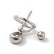 Rhodium Plated 925 Sterling Silver Locket Style Planet Pinch Bails(STER-NH0001-55A-P)-4