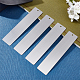 Stainless Steel Brushed Blank Bookmarks(AJEW-UN0001-002)-5