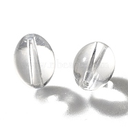 K9 Glass, Imitation Austrian Crystal Beads, Oval, Faceted, Clear, 11x8mm, Hole: 1.8mm(GLAA-R003-01W)