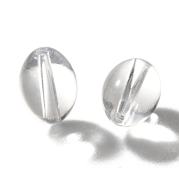 K9 Glass, Imitation Austrian Crystal Beads, Oval, Faceted, Clear, 11x8mm, Hole: 1.8mm