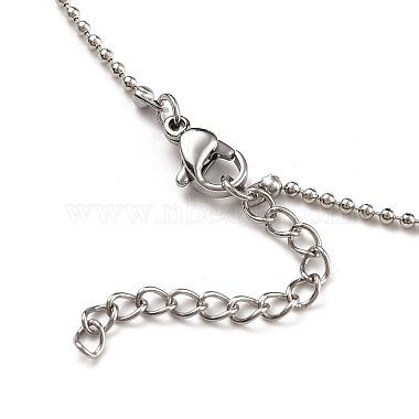 304 Stainless Steel Ball Chain Necklaces(X-NJEW-JN02912-02)-3