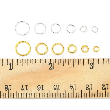520шт. 12 комплекты латунных открытых соединительных колец(KK-FS0001-18)-6