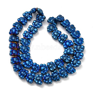 Electroplated Synthetic Non-magnetic Hematite Beads Strands(G-Z032-D02-05B)-2