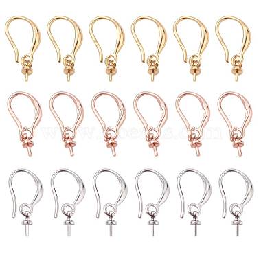 Mixed Color Brass Earring Hooks