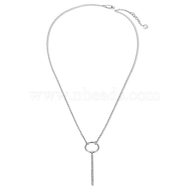 Colliers avec pendentif en argent sterling cz clé tinysand 925(TS-N342-S)-2