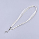 Waxed Cord and Organza Ribbon Necklace Making(NCOR-T002-102)-2