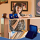 Flocking ABS Plastic Badge and Medal Keepsake Boxes(CON-WH0200-02G)-5