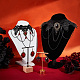 Pandahall элитные серьги-подвески из смолы овальной формы и кружевные колье-чокеры(AJEW-PH0004-17)-6