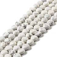 Natural Howlite Beads Strands, Heart, 10x10.5~11x6mm, Hole: 1.2mm, about 40pcs/strand, 15.35''(39cm)(G-B022-09B)