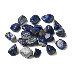 Natural Lapis Lazuli Beads, No Hole, Nuggets, Tumbled Stone, Vase Filler Gems, 15~25x17~25x12~16mm, about 123pcs/1000g(G-O029-08V)