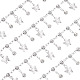 3M Handmade Rhinestone Flat Round Link Chains(CHC-TA0001-36)-3