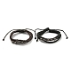 PU Imitation Leather Braided Cord Bracelets(BJEW-P329-02AS)-1