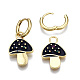 Brass Micro Pave Cubic Zirconia Huggie Hoop Earrings(EJEW-T014-27G-01-NF)-3