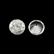 Diamond Shaped Cubic Zirconia Pointed Back Cabochons(ZIRC-R004-6mm-01)-1