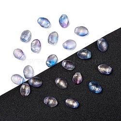 Czech Glass Beads, Tulip Petal/Lily Petal, LightSteelBlue, 8.5x6x4mm, Hole: 1mm; about 380pcs/bag, 95~100g/bag(GLAA-L025-D09)