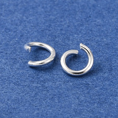 Messing Open Ringe springen(KK-G604-08S-25)-2