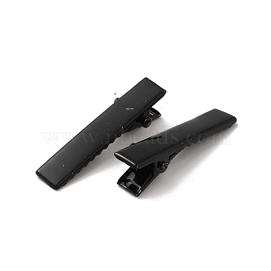 黒鉄フラットワニのヘアクリップのパーツ(X-PHAR-S039-32mm)-2