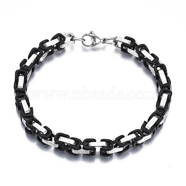 Black 201 Stainless Steel Bracelets
