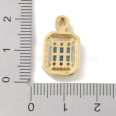 Placage de crémaillère en laiton micro pavé pendentifs en zircone cubique(KK-A224-20G-04)-3