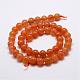 Natural Red Aventurine Bead Strands(G-P257-03-8mm)-2