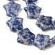 nat&uuml;rliche blaue Fleck Jaspis Perlen Str&auml;nge(G-K359-E11)-4