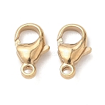 1/20 14K Gold Filled Lobster Claw Clasps, Yellow Gold Filled, Real 14K Gold Filled, 11.5x7x3.5mm, Hole: 1.5mm(KK-NH0011-03A-G)