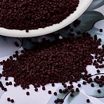 MIYUKI Delica Beads, Cylinder, Japanese Seed Beads, 11/0, (DB1584) Matte Opaque Currant, 1.3x1.6mm, Hole: 0.8mm, about 2000pcs/10g(X-SEED-J020-DB1584)