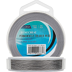 Tiger Tail Wire, Stainless Steel Wire, Stainless Steel Color, 0.45mm, about 262.46 Feet(80m)/roll(TWIR-BC0001-12-0.45mm)
