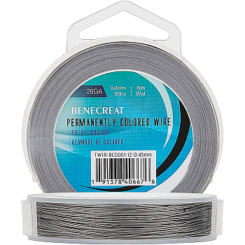 Tiger Tail Wire, Stainless Steel Wire, Stainless Steel Color, 0.45mm, about 262.46 Feet(80m)/roll