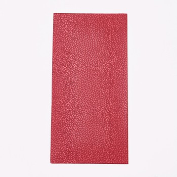 Self-adhesive PU Leather, Sofa Patches, Car Seat, Bed Leather Repair Subsidies, FireBrick, 20x10cm