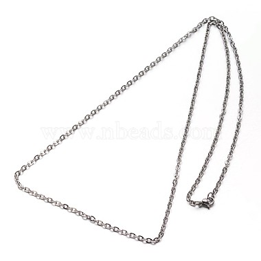304 Stainless Steel Cable Chains Necklaces(NJEW-O058-13P)-2
